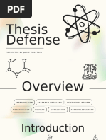 Thesis Defense