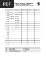 TimeTable Classwise 20241007