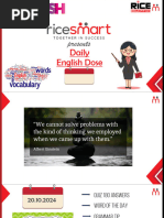 English Dose - 18 OCTOBER 2024