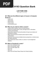 SCH163 Question Bank L1 To L3