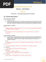 IB Physics Answers ThemeB