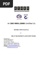 Heat Transfer in Agitated Vessel