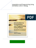 Get Introduction To Computation and Programming Using Python 3rd Edition John V. Guttag Free All Chapters