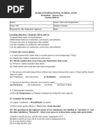 AKWS - VII - Science - Heat and Temperature - June - 2024-25