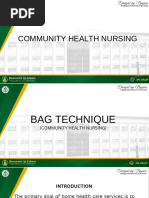 CHN Bag Technique and Community Health Nurse