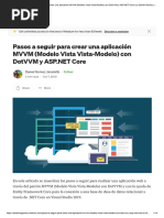 Pasos A Seguir para Crear Una Aplicación MVVM (Modelo Vista Vista-Modelo) Con DotVVM y ASP - NET Core - by Daniel Gomez Jaramillo - Medium