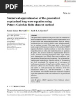 Numerical Methods Partial - 2019 - Bhowmik - Numerical Approximation of The Generalized Regularized Long Wave Equation