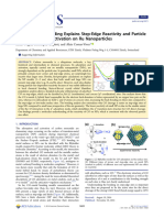 Increased Back-Bonding Explains Step-Edge Reactivity and Particle