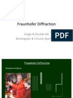 Fraunhofer Diffraction