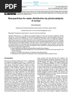 Nanoparticles For Water Disinfectio