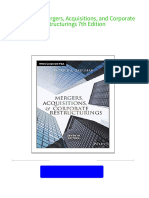 Immediate download (eBook PDF) Mergers, Acquisitions, and Corporate Restructurings 7th Edition ebooks 2024