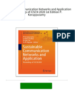 Sustainable Communication Networks and Application Proceedings of ICSCN 2020 1st Edition P. Karuppusamy All Chapter Instant Download