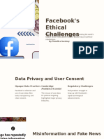 Facebook's Ethical Challenges: by Sumitra Baskey