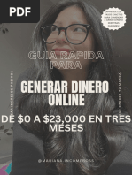 De $0 A $23,000 en Tres Meses - by Mariana Ortiz