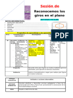 6º Grado Dia 3 Mat. Reconocemos Los Giros en El Plano