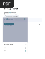 Hook Up Format - PDF