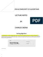 Lecture Notes 2 On Analysis and Complexity of Algorithms