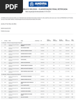 Classificação Final Retificada