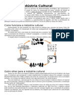 Indústria Cultural - algun apontamentos