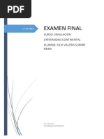 Examen Final Simulacion - Sumire