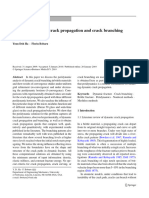 Studies of Dynamic Crack Propagation and Crack Branching With Peridynamics