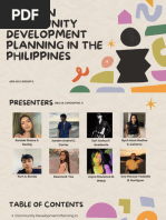 GROUP 5 - Issues in Community Development Planning in The Philippines - 4A (2024-2025)