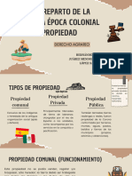 1.2.2 El Reparto de La Tierra en La Época Colonial y La Propiedad