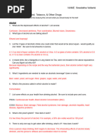 Sreelekha TEST REVIEW - Alcohol, Tobacco, & Other Drugs