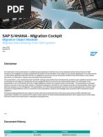 SAP S - 4HANA Migration Cockpit - Deep Dive LTMOM For Direct Transfer