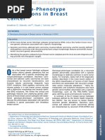 Genotype-Phenotype Correlationsinbreast Cancer: Jonathan D. Marotti,, Stuart J. Schnitt