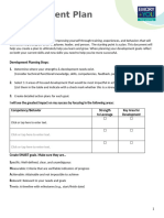 Professional Development Plan Form