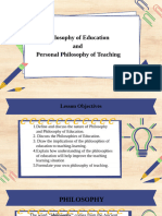 Unit 3 Philosophy of Education