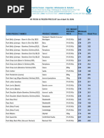 4R Fresh and Frozen Price List As of April 30 2024