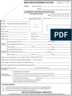 Police Clearance Certificate (For Visa) : Details of 'Saanjh' Kendra