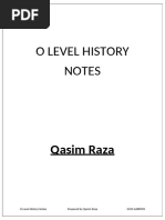 O Level History Notes