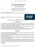 Plano Diretor - Lei Complementar Nº 189, de 08 - 01 - 2018