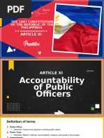 Philippines Constitution Article XI