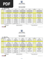 Class Program - Grade 8 With NMP