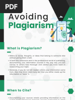 Avoiding Plagiarism