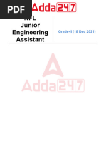 NFL Previous Year Question Assistant Grade II 2021