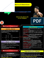 Matrices & Determinant: Click On The Above Link To Join Telegram