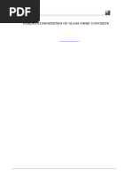 Strength Properties of Glass Fibre Concrete