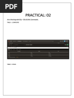 Practical 2 DBMS