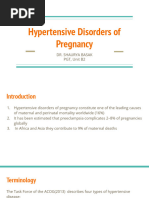 Hypertensive Disorders of Pregnancy: Dr. Shaurya Basak PGT, Unit B2