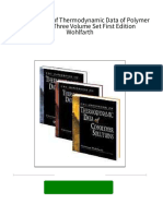 Get CRC Handbook of Thermodynamic Data of Polymer Solutions, Three Volume Set First Edition Wohlfarth free all chapters