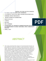 Presentation1 - Impact of Environmental Factors On The Growth of Small and Medium Scale Business