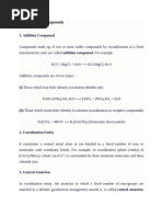 Coordination Compound