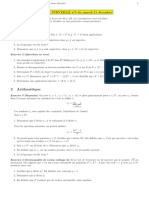 Devoir 5 Injections Polynomes Arithmetique