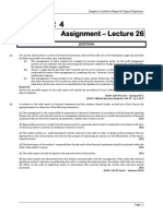 Assignment (Of Lecture 26)