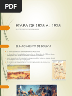 Etapa de 1825 Al 1925